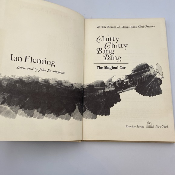 1964 Chitty Chitty Bang Bang Hardcover Book 1st Printing By Ian Fleming - Picture 4 of 5